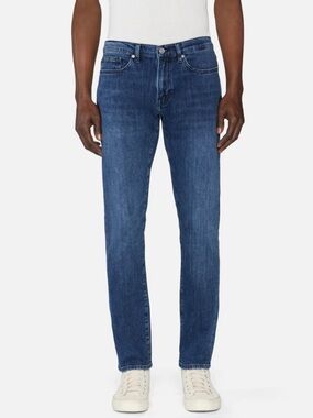 Frame Denim Slim Straight Jeans - Medium Blue